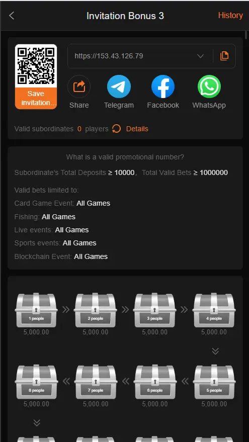 777DX Referral Bonus 3