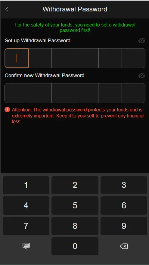 777DX Withdrawal Section
